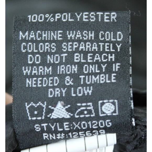 XOXO Girls M (8-10) Quilted Puffer Jacket Coat Black Sherpa Collar - Picture 7 of 11